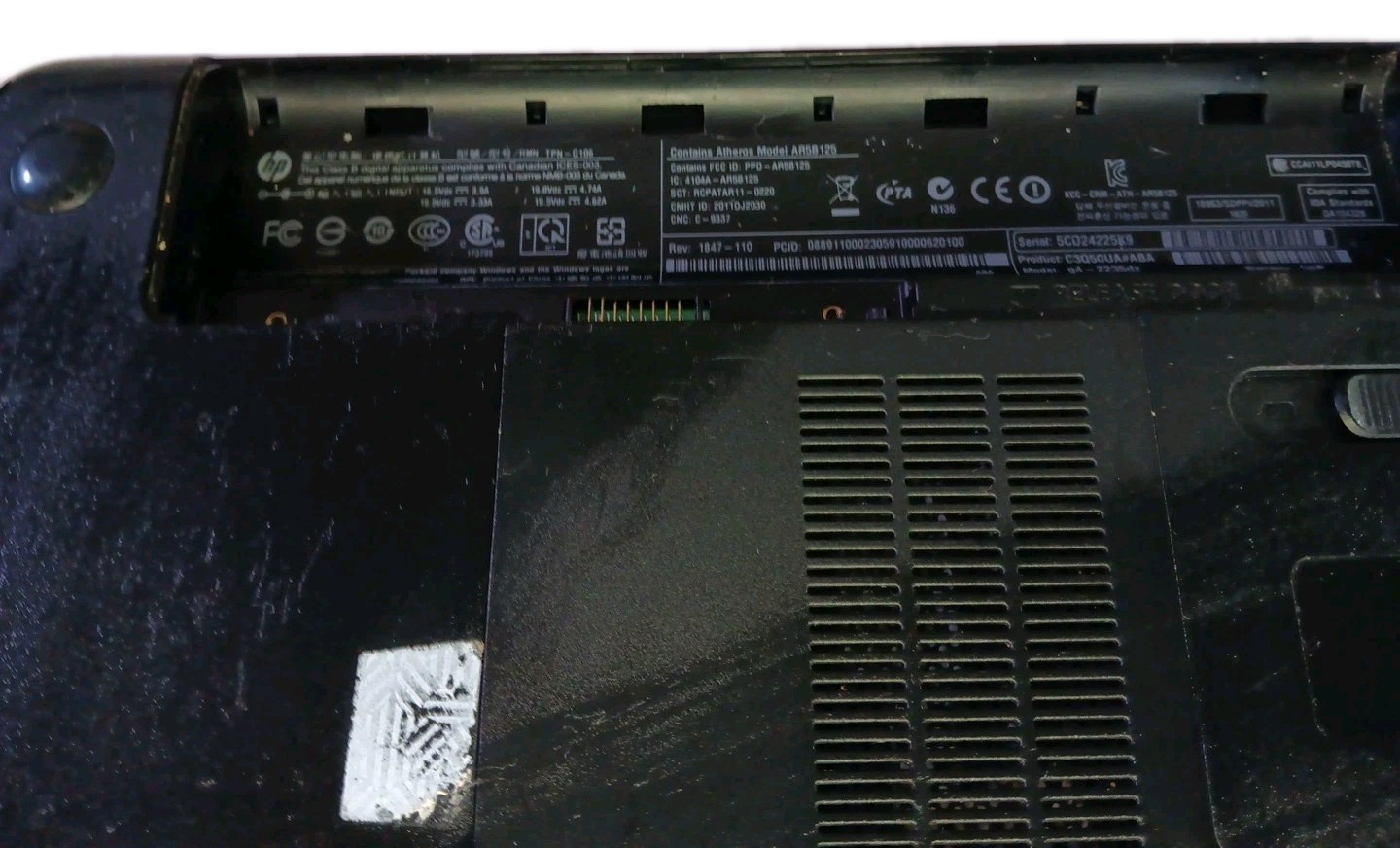 HP Pavilion SleekBook 14” Laptop As Is For Parts