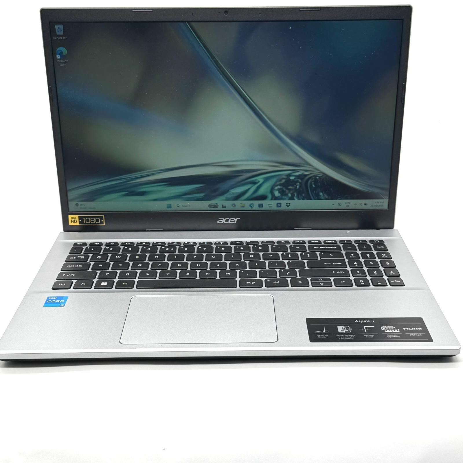 Acer Aspire 3 A315-59 15.6 Inch i5-1235U 8GB RAM 500GB Win 11 Silver Laptop