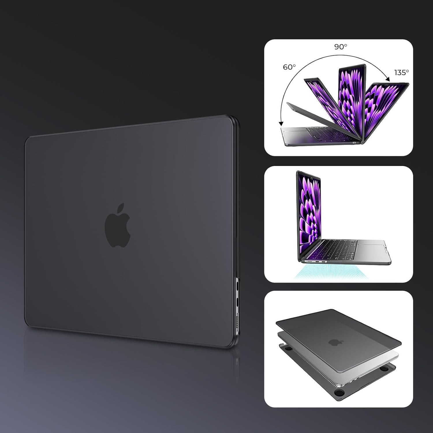 MacBook Air 13 inch Case M5 2026-2022 M4 M3 M2 Model A3449 A3240 A3113 A2681