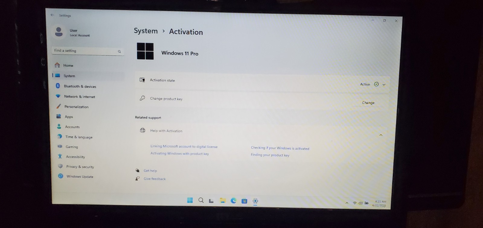 HP Pavilion dv6-2066dx Laptop (Win 11)