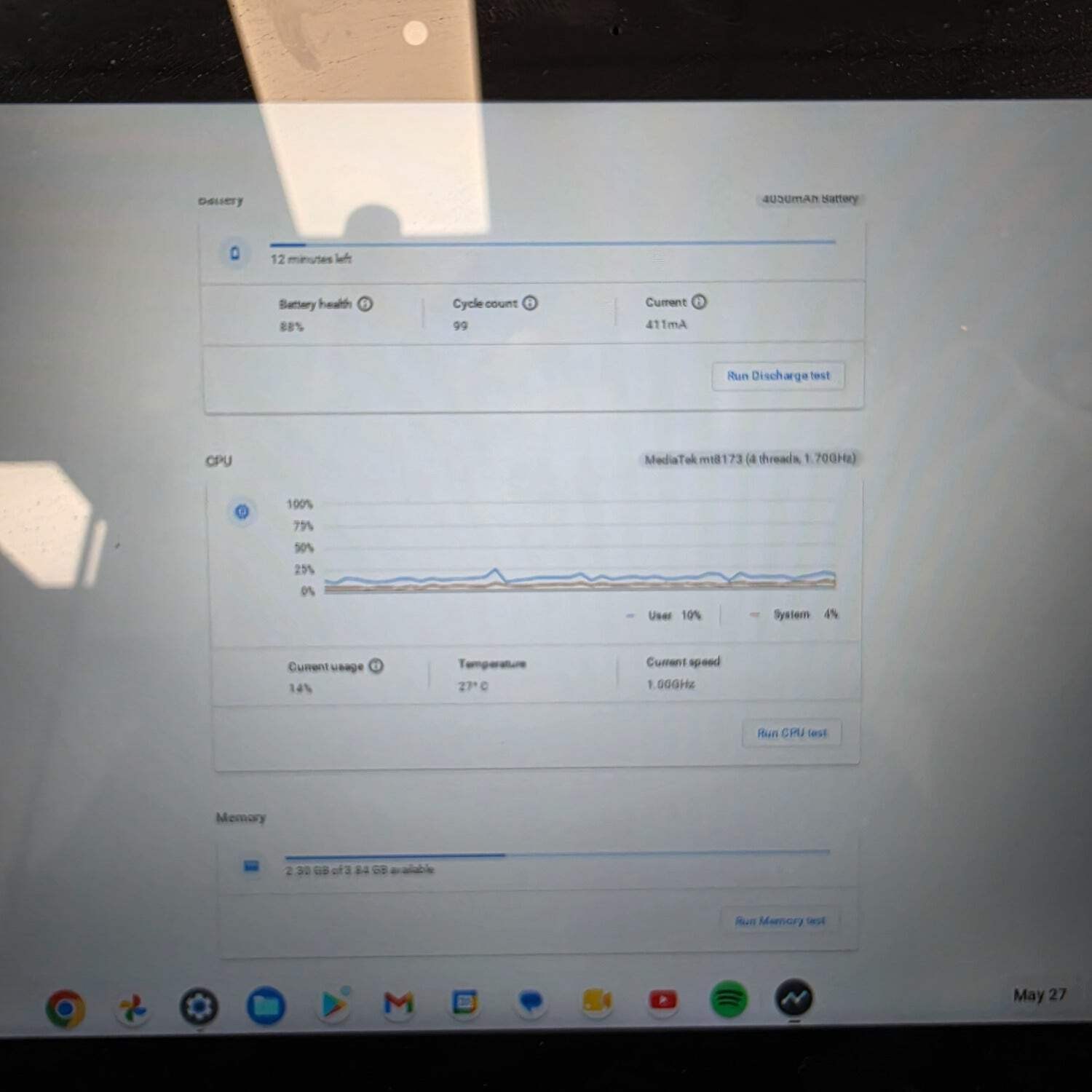Lenovo 300e Chromebook 81H0 11.6″ Mediatek 8173 1.7GHz 4GB RAM 32GB SSD