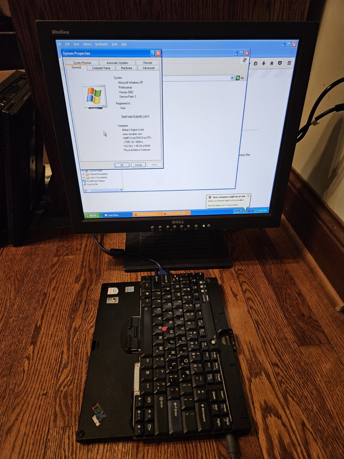 Thinkpad X61s Tablet Motherboard for Parts.