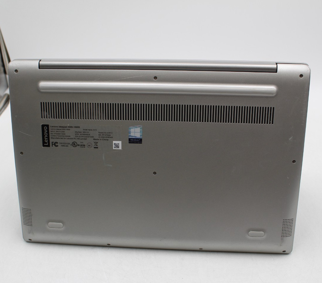 Lenovo IdeaPad 330S 15.6in 14 GB SSD 8 GB RAM i5-8250U 30 day warranty No OS
