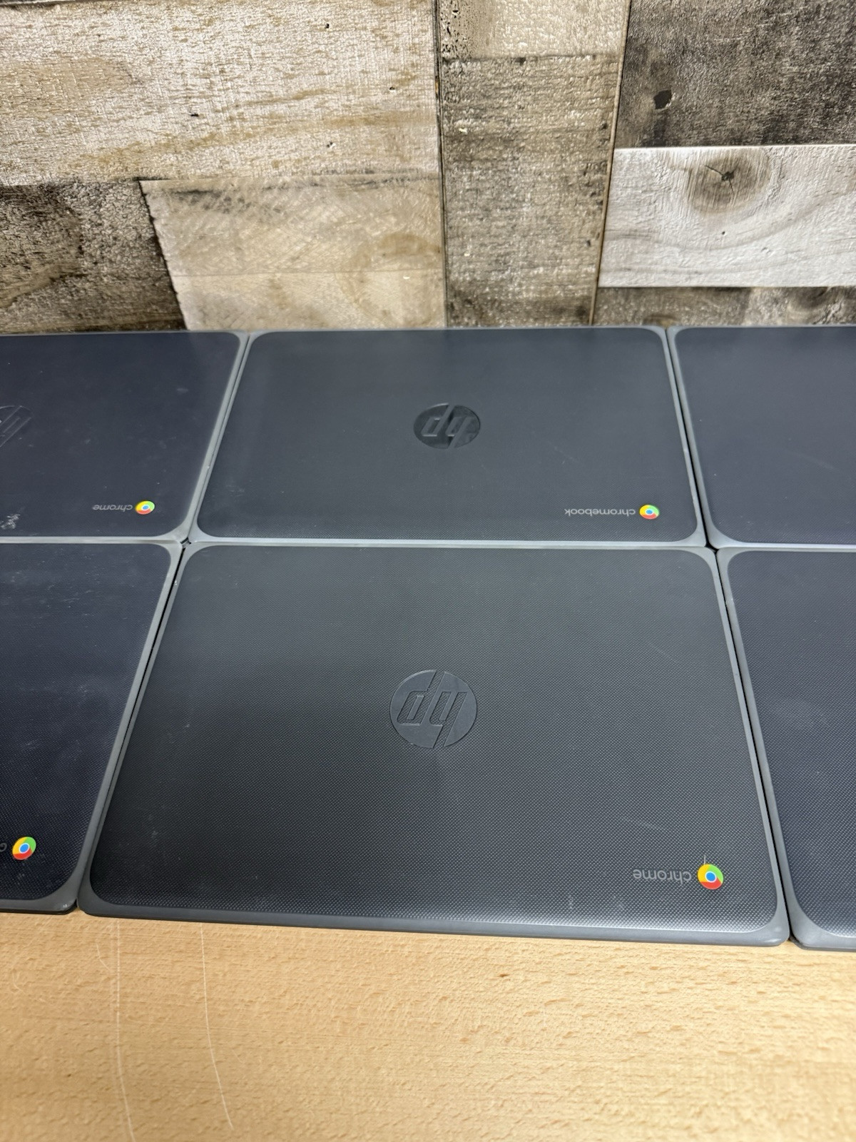 Lot of (6) HP Chromebooks 11A G8 EE AMD A4-9120C RADEON R4 1.60GHz 4 GB RAM 32GB