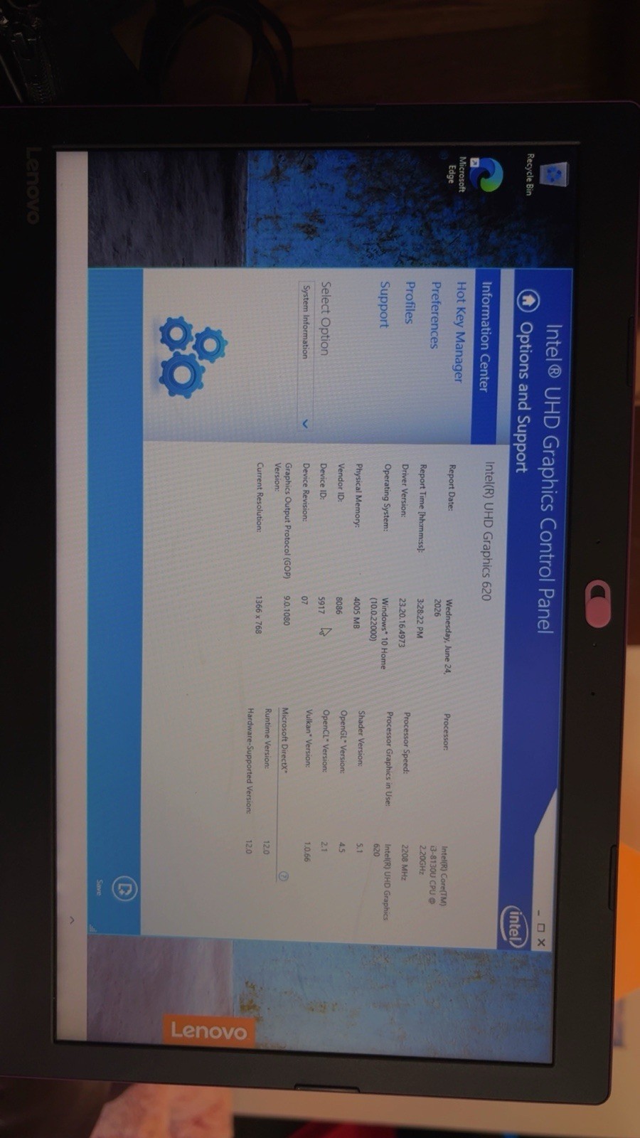Lenovo Yoga 720-13IKB 13.3″ i5-7200U 4GB 128GB SSD Win 11 Purple