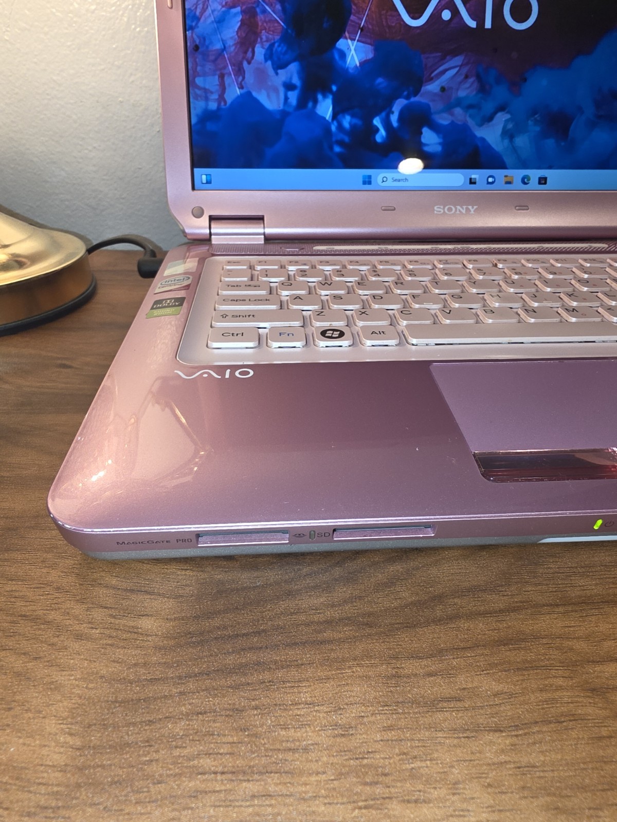 Pink Sony VAIO Laptop Core 2 Duo CPU 2.00GHz 1TB SSD!!! 4GB RAM Win 11 Pro 🩷