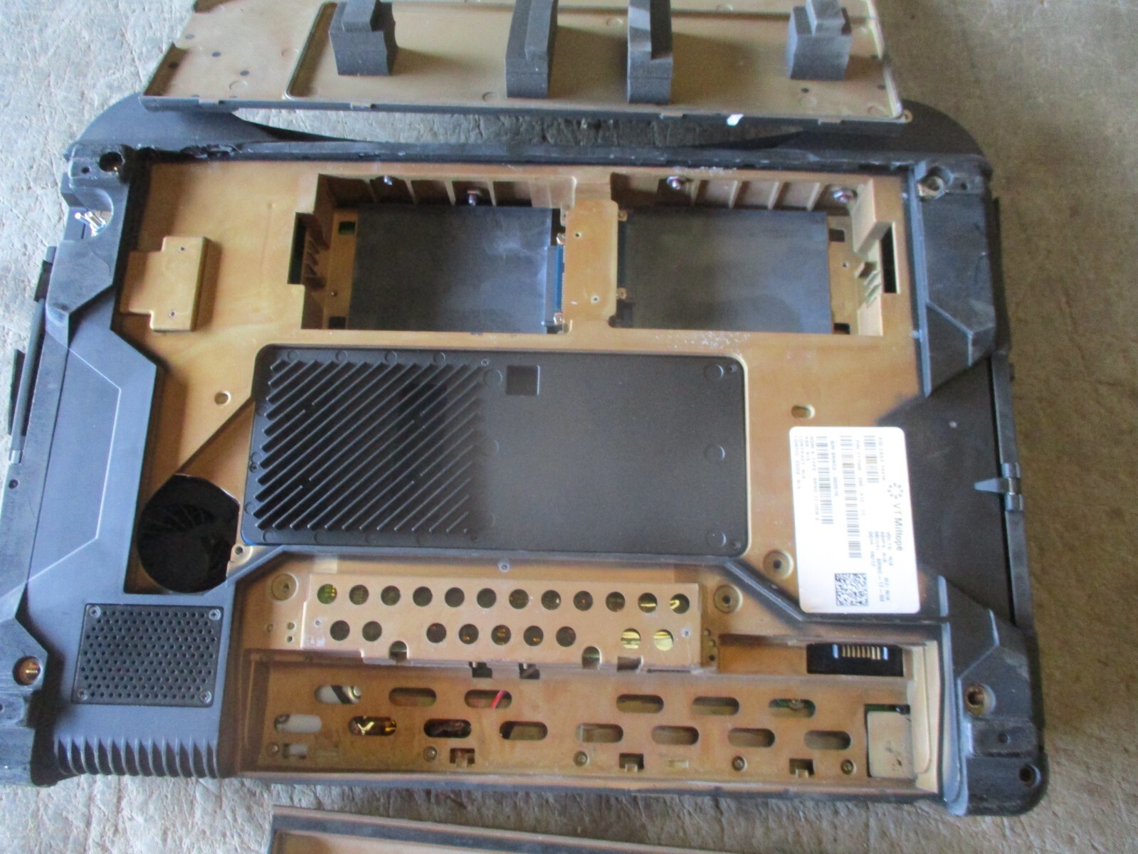 Used VT Miltope Model SRNC-17-G2 (Gen2) Semi-Rugged Notebook Computer, No Drives