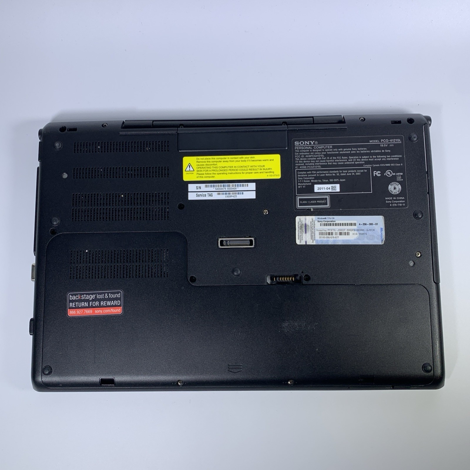 Sony VAIO PCG-41215L i7-2620M 8GB Radeon HD 6630M Windows 7 Tested