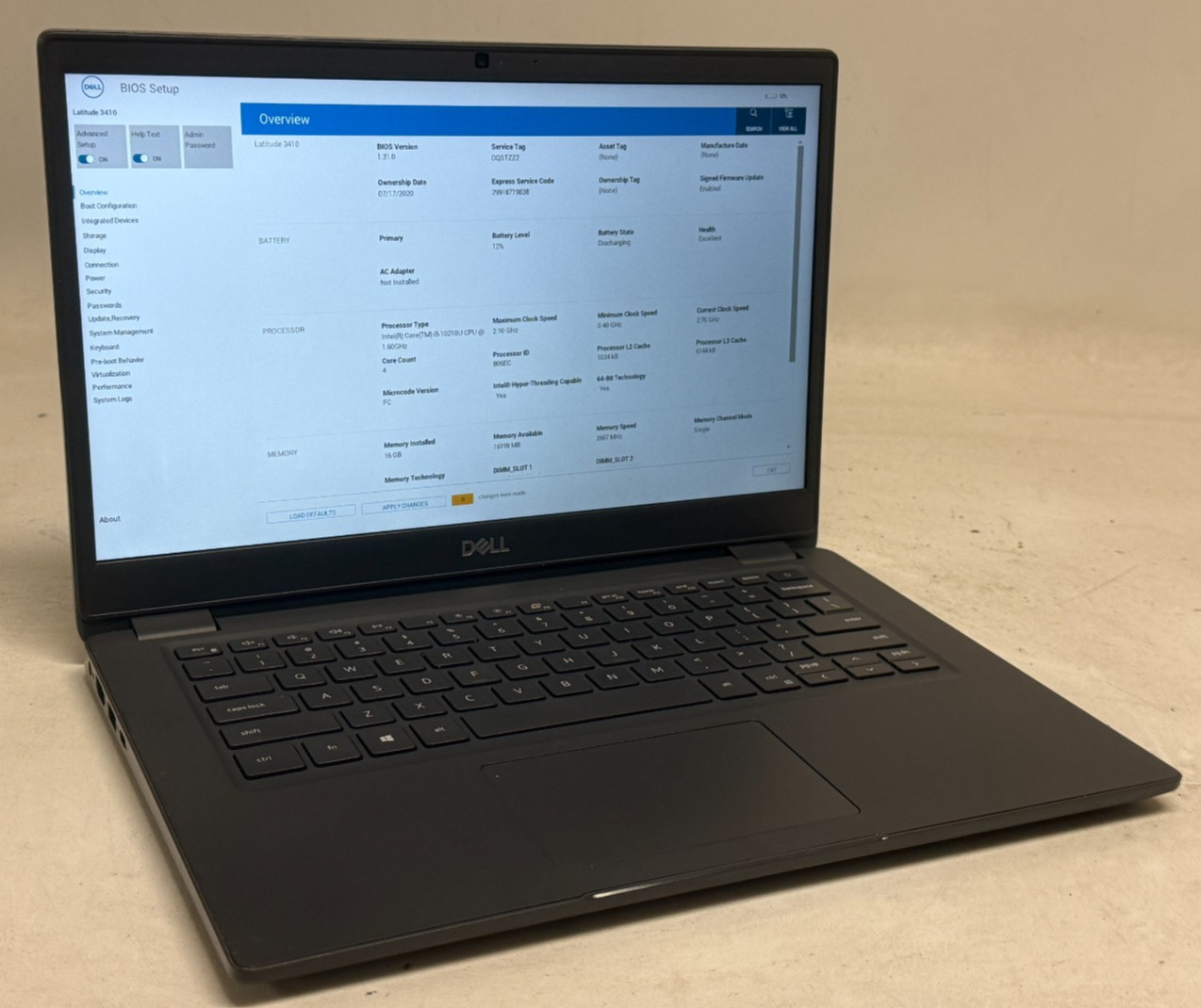 Dell Latitude 3410 14″ (i5-10210u 1.60GHz – 16GB RAM – 256GB SSD – Win11Home)
