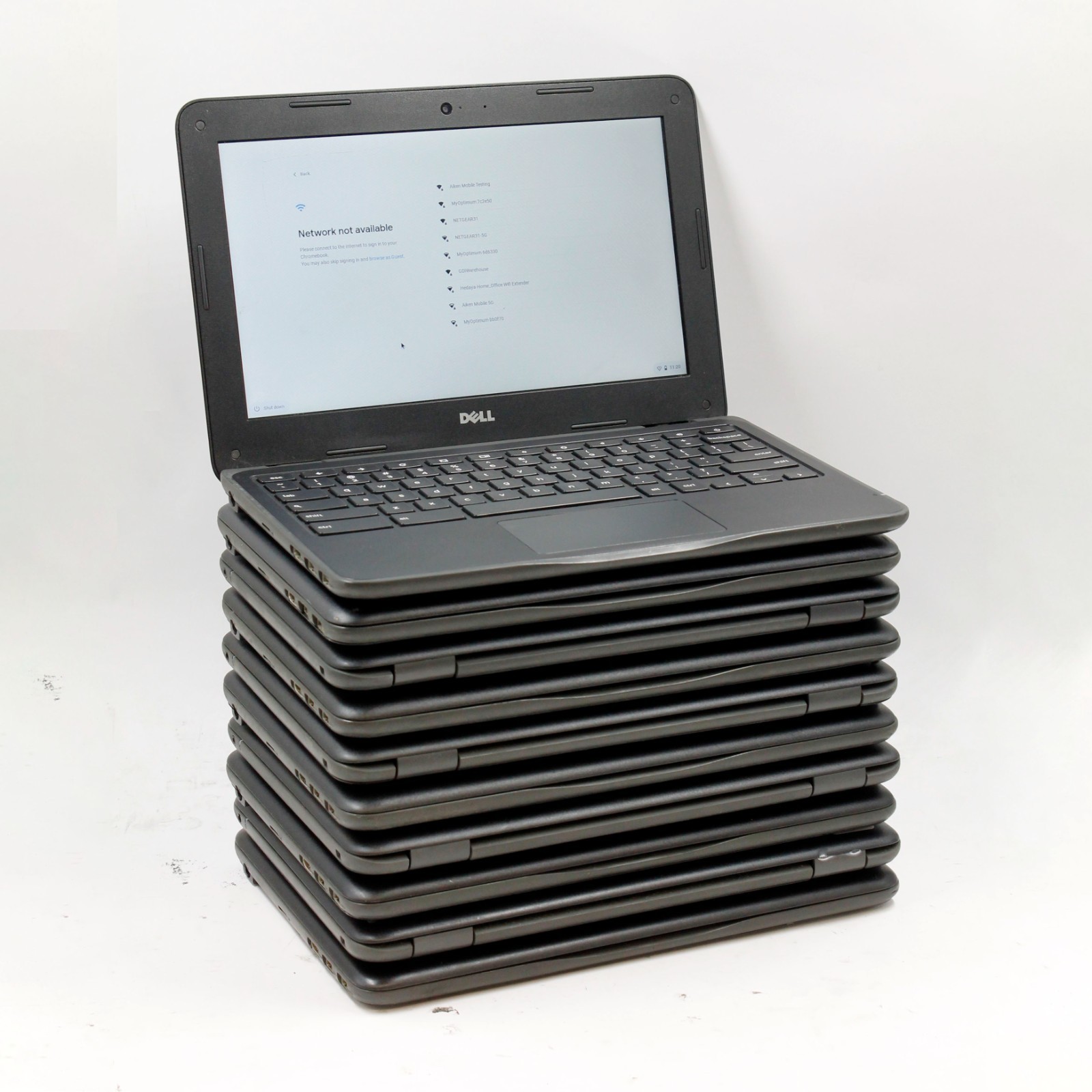 Lot of 10 Dell 11 3180 Chromebook 11.6″ 4GB 16 GB SSD – GOOD READ