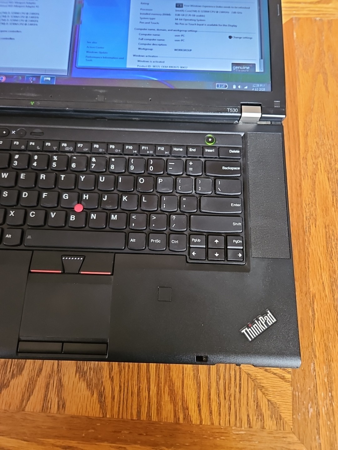 Lenovo ThinkPad T530 i5/16 GB Ram 500GB HDD. Windows 7 Pro. Ready to Use.