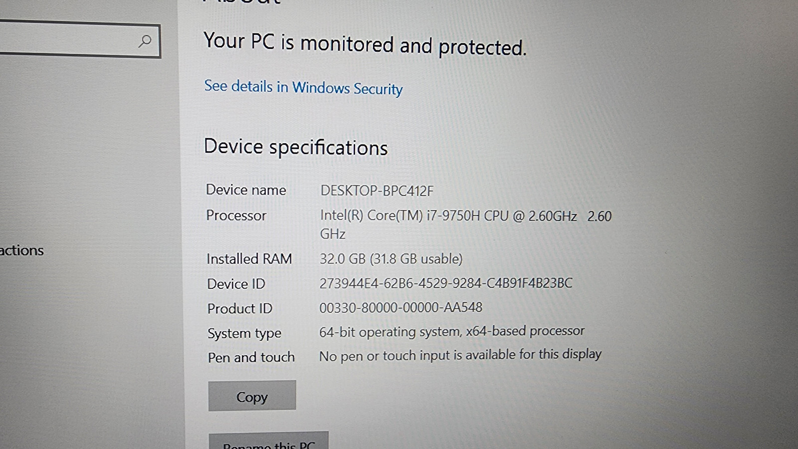 MSI GS65 STEALTH MS-16Q4 i7-8750H Nvidia RTX 2060 32GB 512GB SSD Gaming Laptop