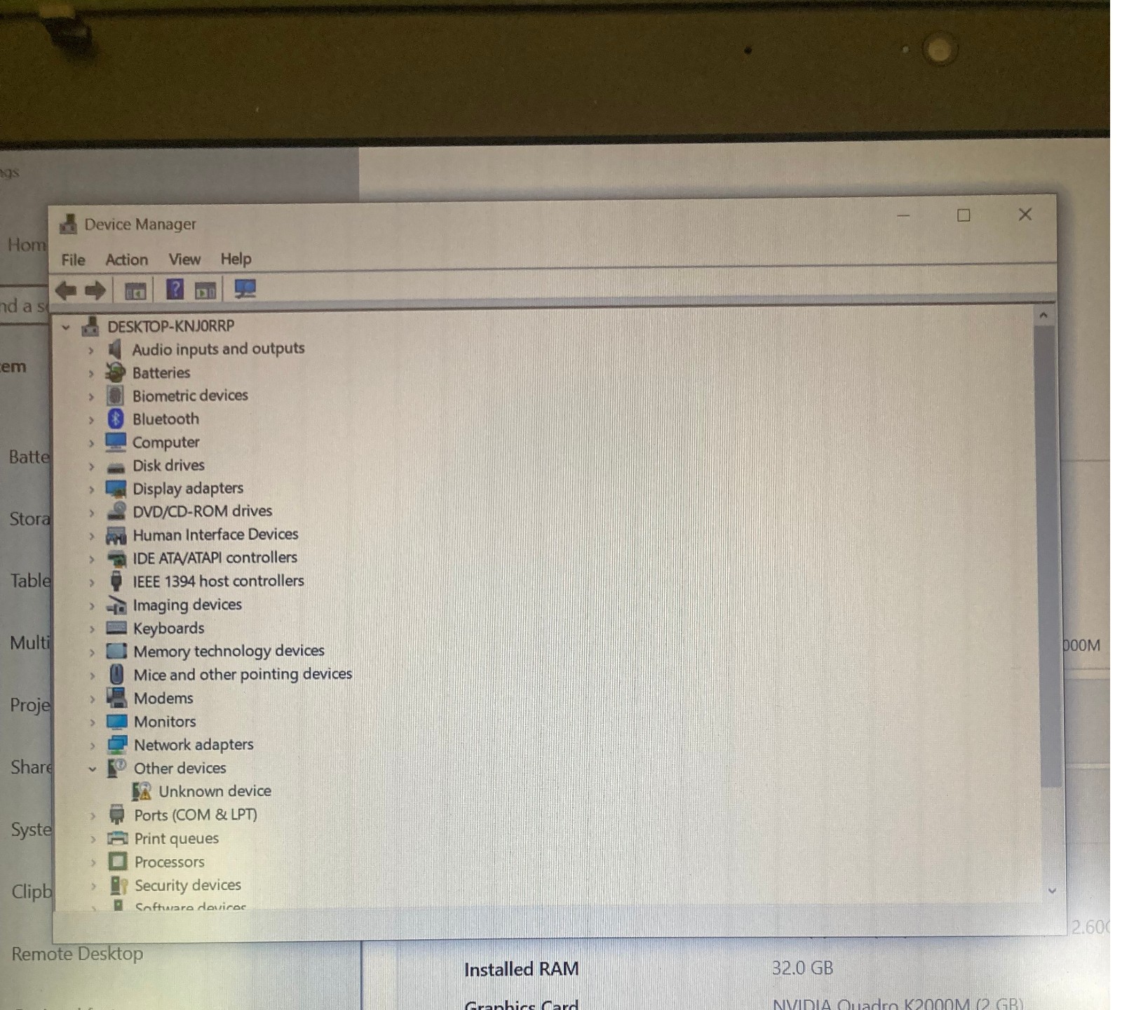 HP EliteBook 8570w i7-3720QM 32GB 512GB SSD Webcam Nvidia K2000M