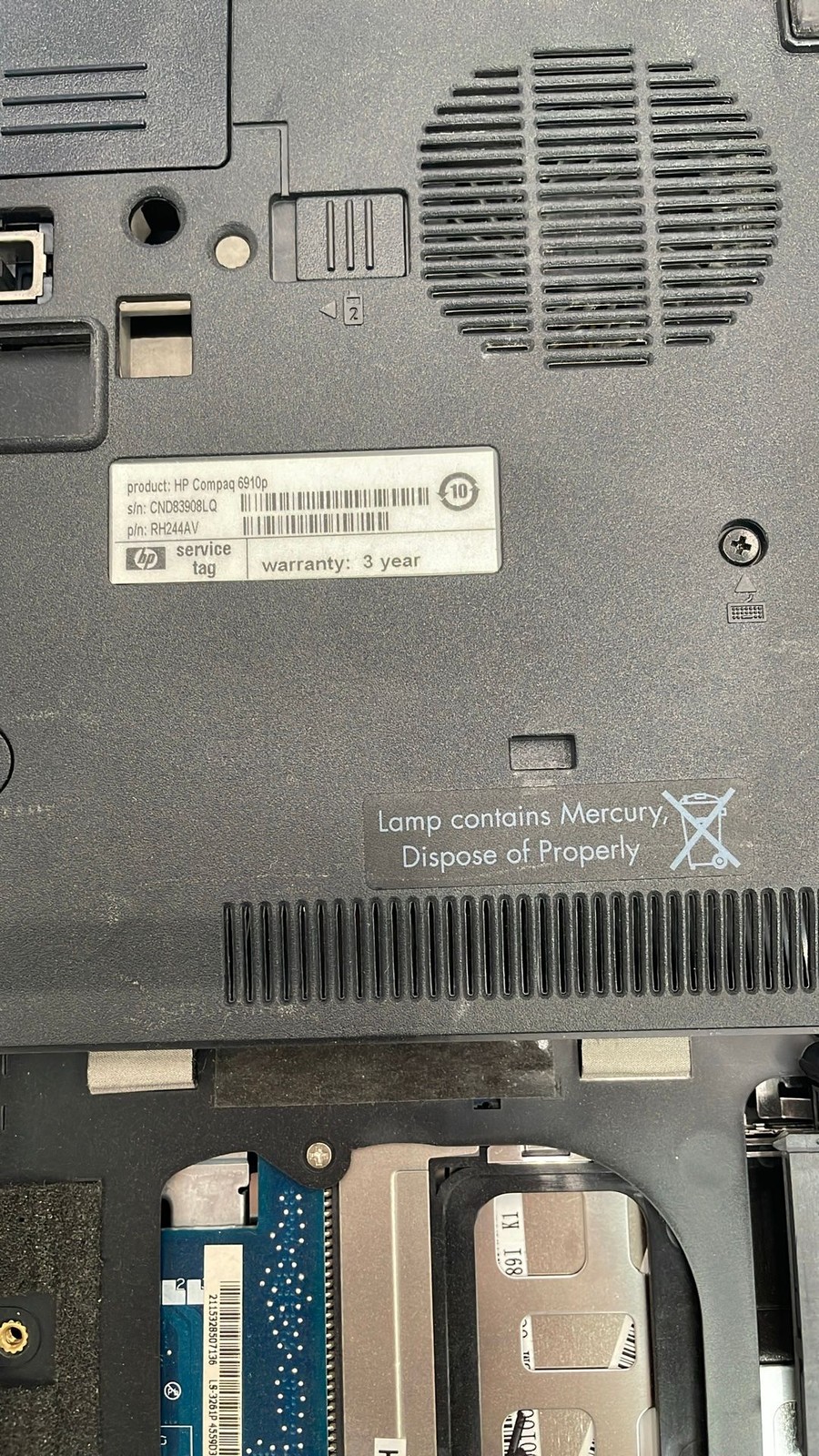 HP Compaq 6910p RH244AV Intel Centrino Laptops Lot Of 2
