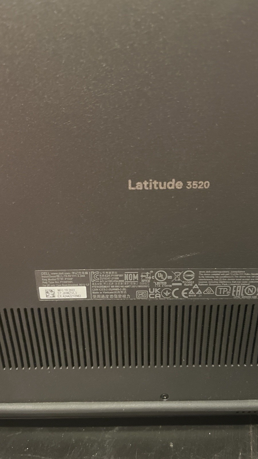 Dell Latitude 3520 Laptop i5-1135G7 16GB 256GB 15.6″ FHD Upgraded