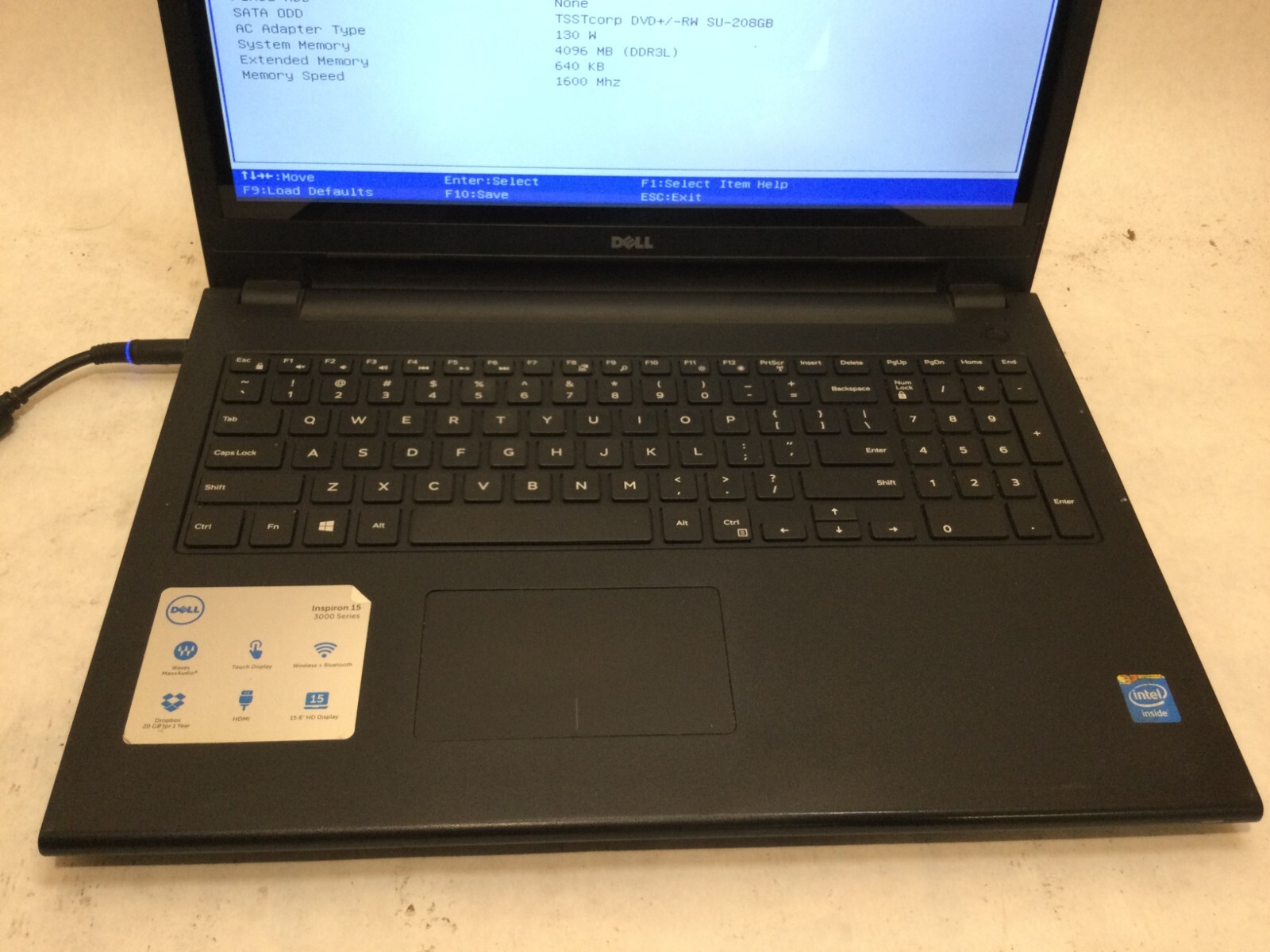 Dell Inspiron 3542 15.6” / Intel Celeron 2957U @ 1.40GHz / (MISSING PARTS!) -MR