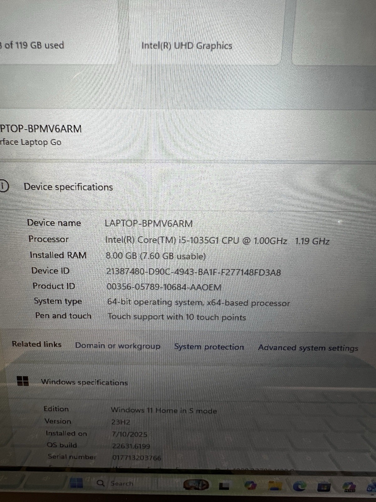 Microsoft 12.4 inch (128GB, Intel Core i5 10th Gen., 1GHz, 8GB) Notebook/Laptop