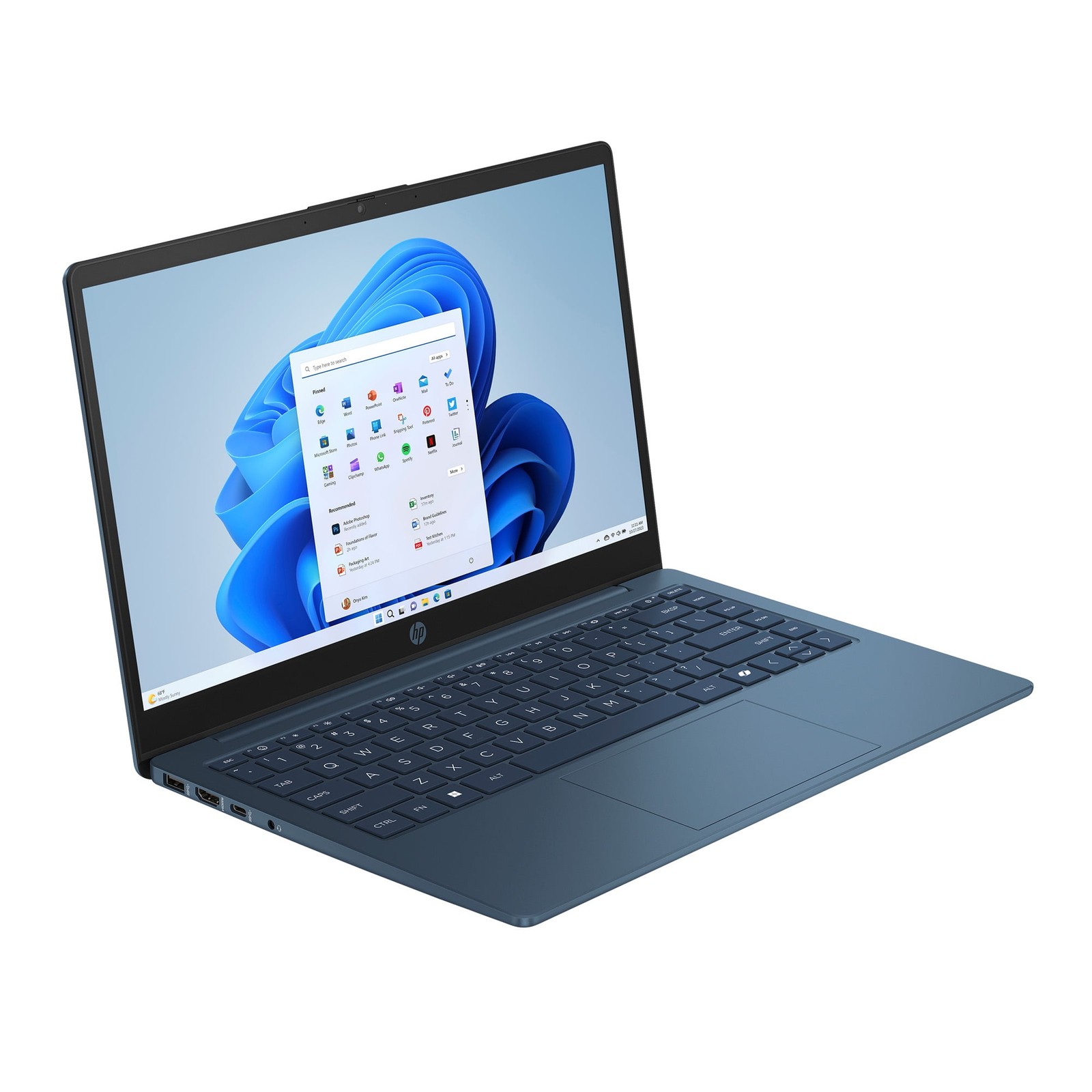 HP 14-ep2012wm 14″ HD N4020 2.6GHz Intel Graphics 4GB RAM 128GB SSD Win 11 Home