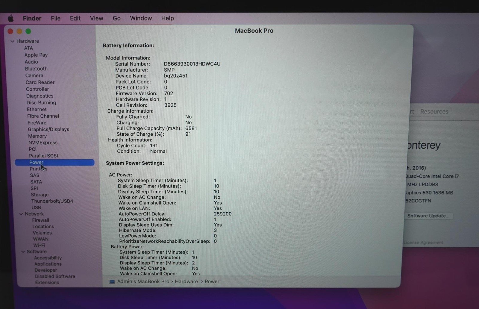 Apple MacBook Pro 2016 A1707 15.4″ Retina i7-6920HQ 16GB 1TB SSD Laptop