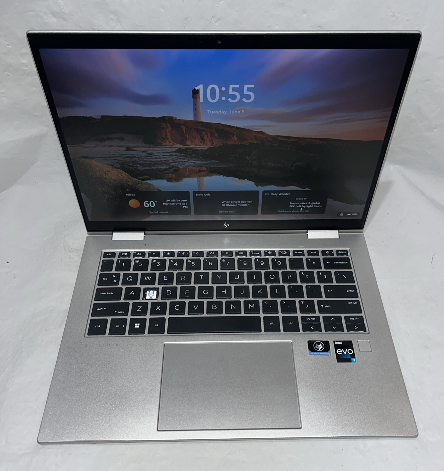 HP EliteBook x360 1040 G9 2-in-1 14″ i7-1255U@1.7GHz, 16GB RAM, 256GB M2 *READ*