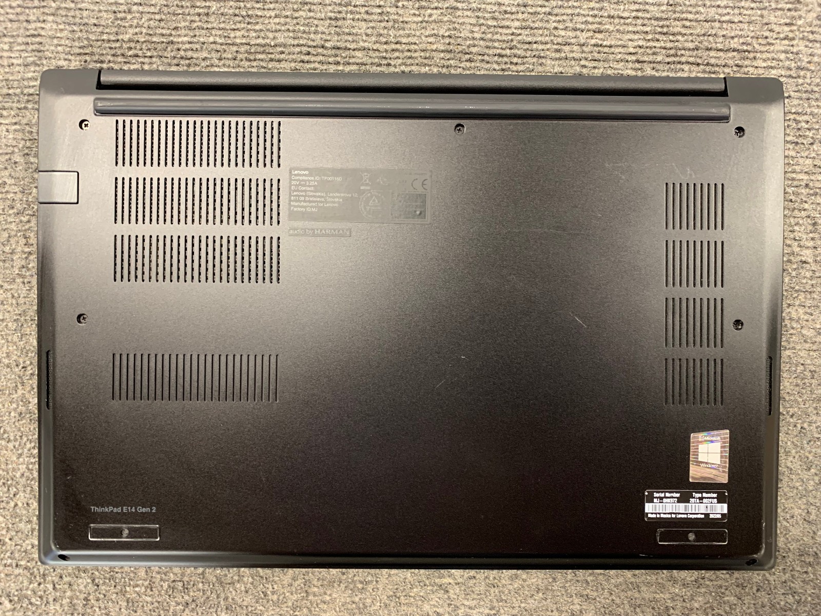 Lenovo ThinkPad E14 Gen 2 14″ Laptop i5-1135G7, No RAM/Storage, Remote Managed