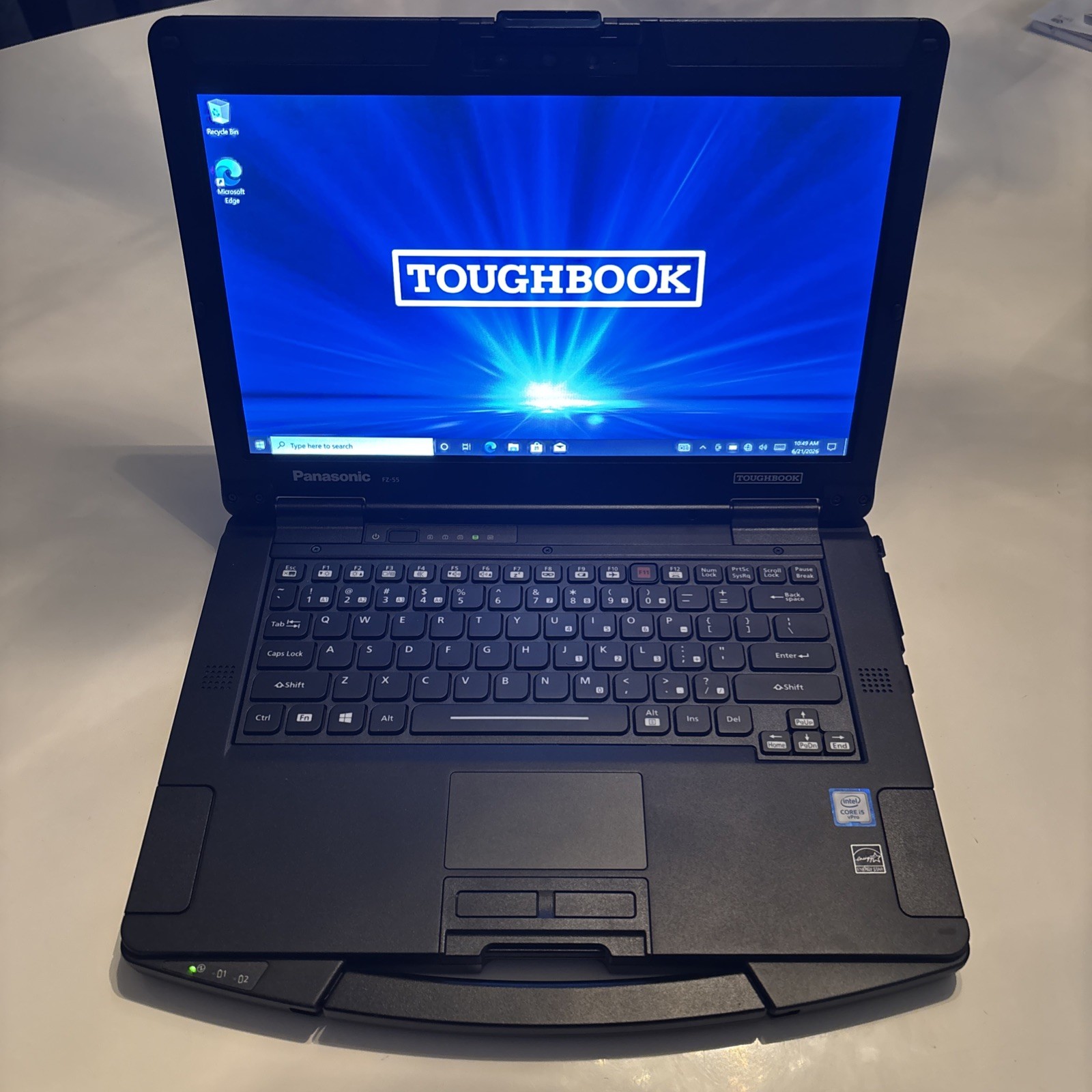 Panasonic Toughbook FZ-55 14″ Intel i5-8365U, 32GB DDR4. Win11Pro, Touch