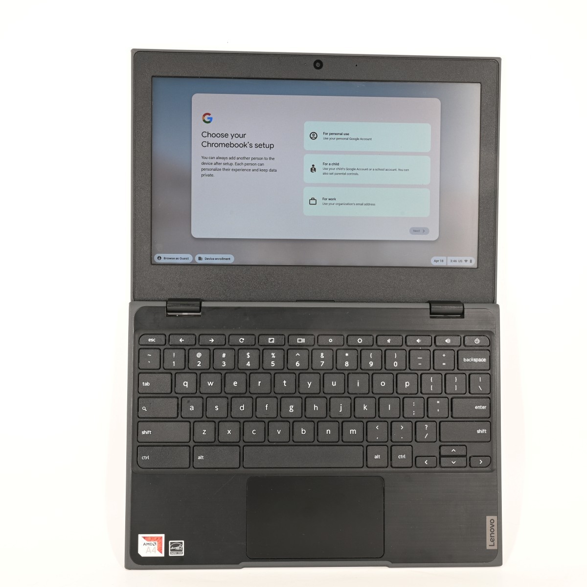 AMD Chromebook 100E – AMD A4-9120C 4GB RAM – Very Good (PZ2002438)