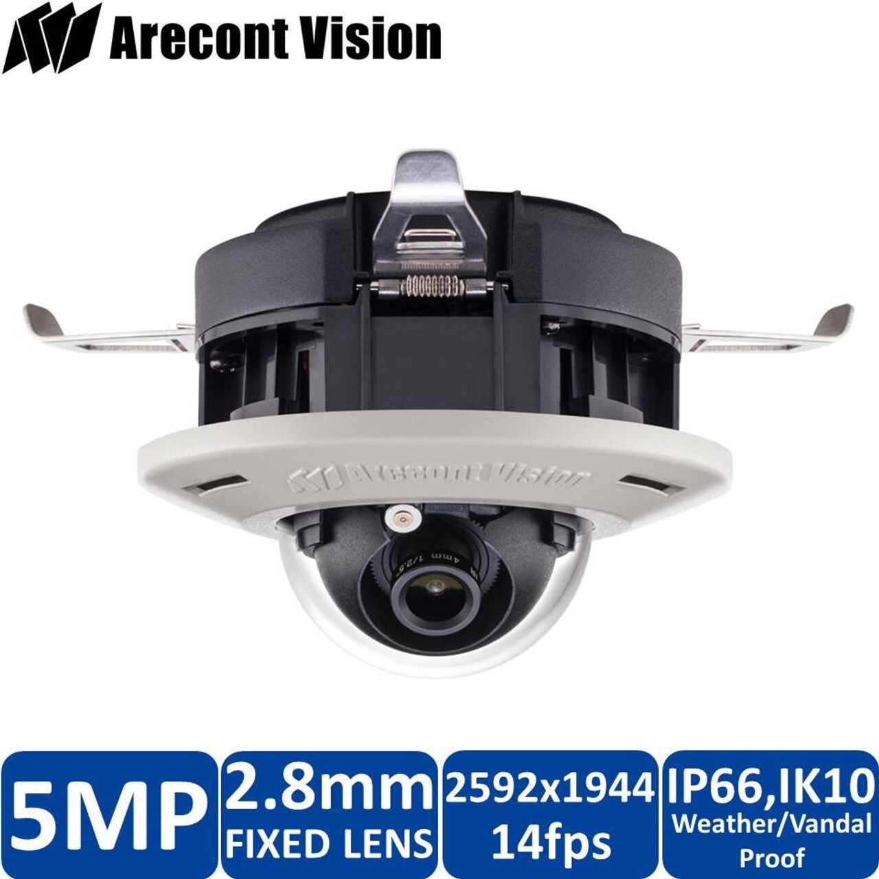 Arecont Vision AV5555DN-F MicroDome G2 5 Megapixel
