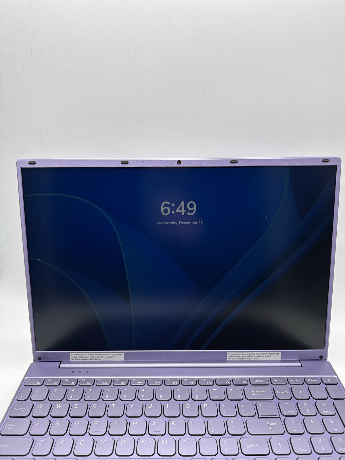 Nmybwo 16in Laptop Computer 12G RAM 512GB SSD N95 CPU Windows 11 Purple