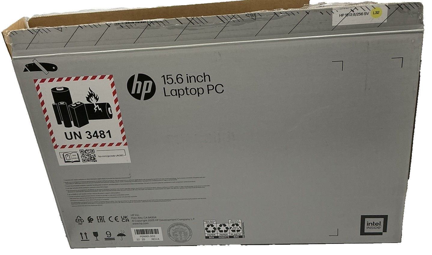 HP Laptop Model RTL8852BE 15.6 Inch