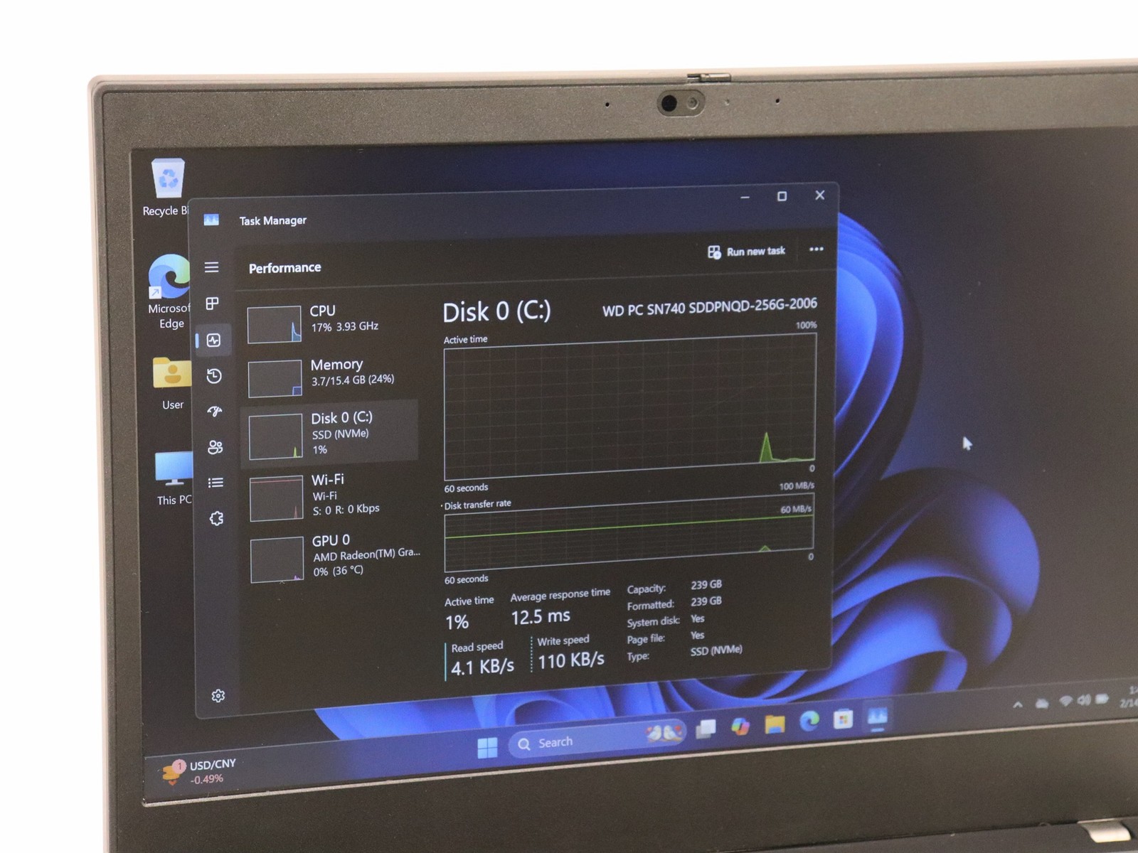 Lenovo ThinkPad L14 Gen 1 Ryzen 5 Pro 4650U 16GB 256GB NVMe W11P – AS IS READ