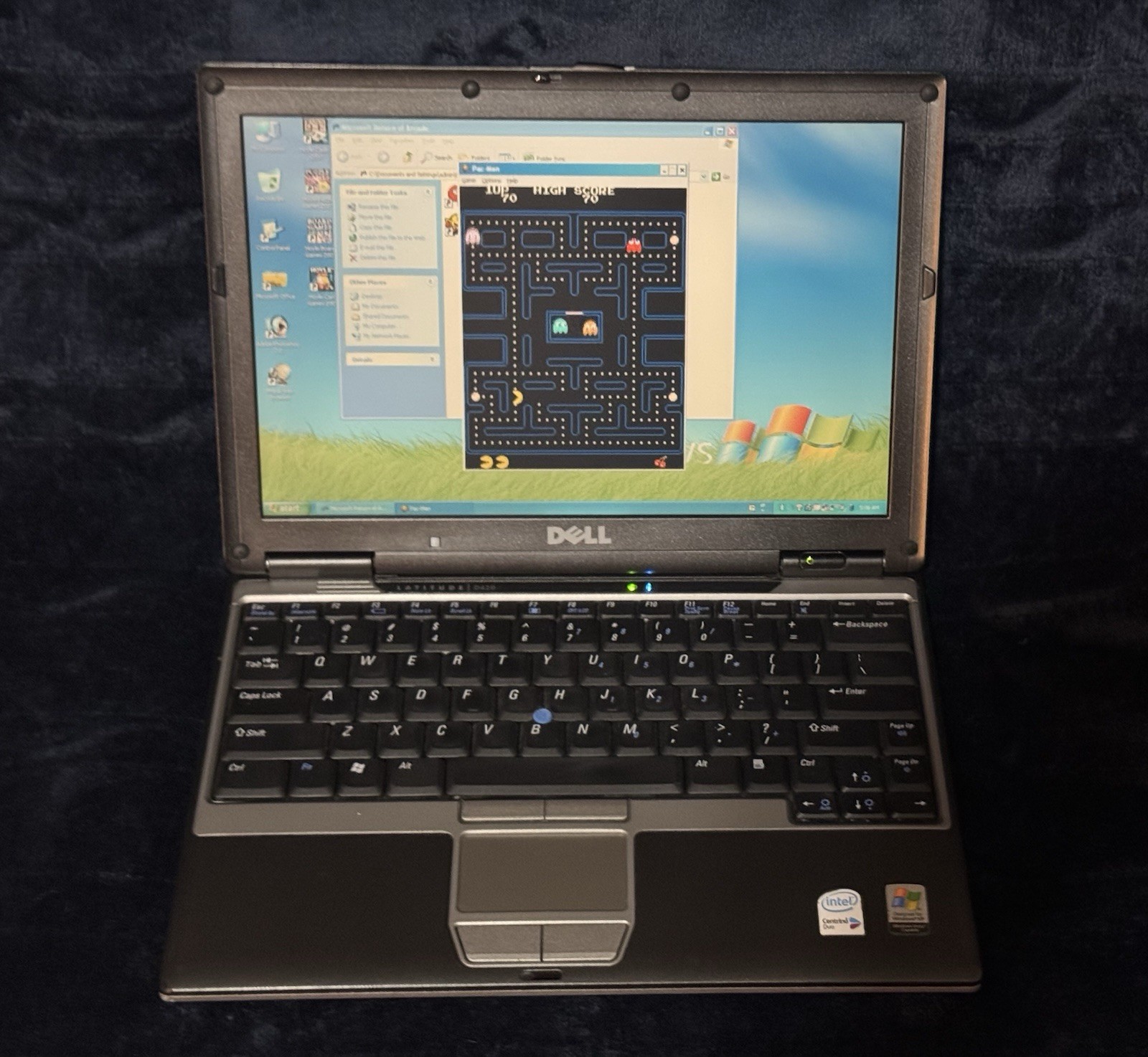 Complete Dell Latitude D420 Mini Laptop 12” LCD/1.20GHz/1GB RAM/80GB/WIFI/XP PRO