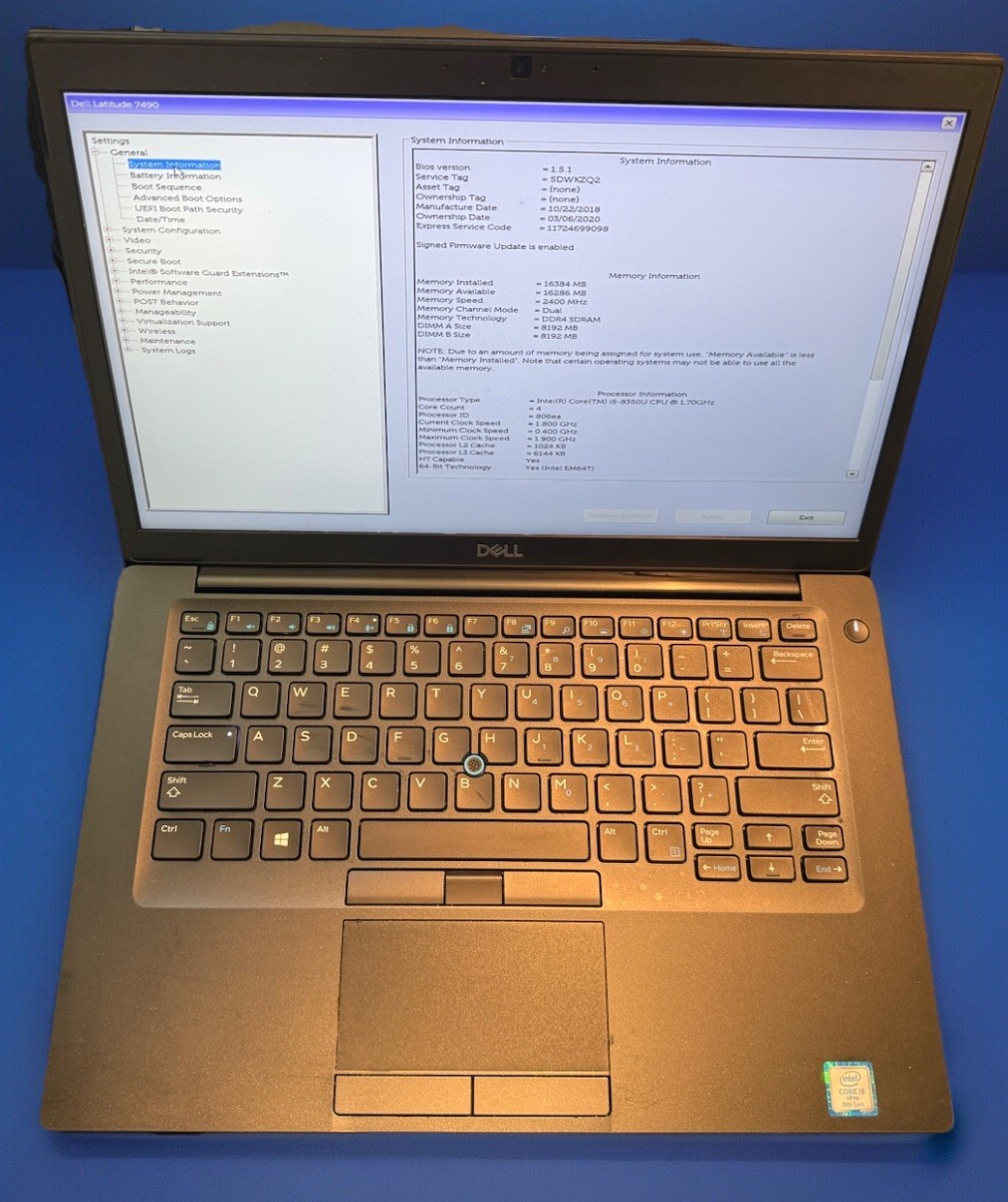 Dell Latitude 14″ Core i5 8th up 32GB & 2TB SSD + Win 11 + Office