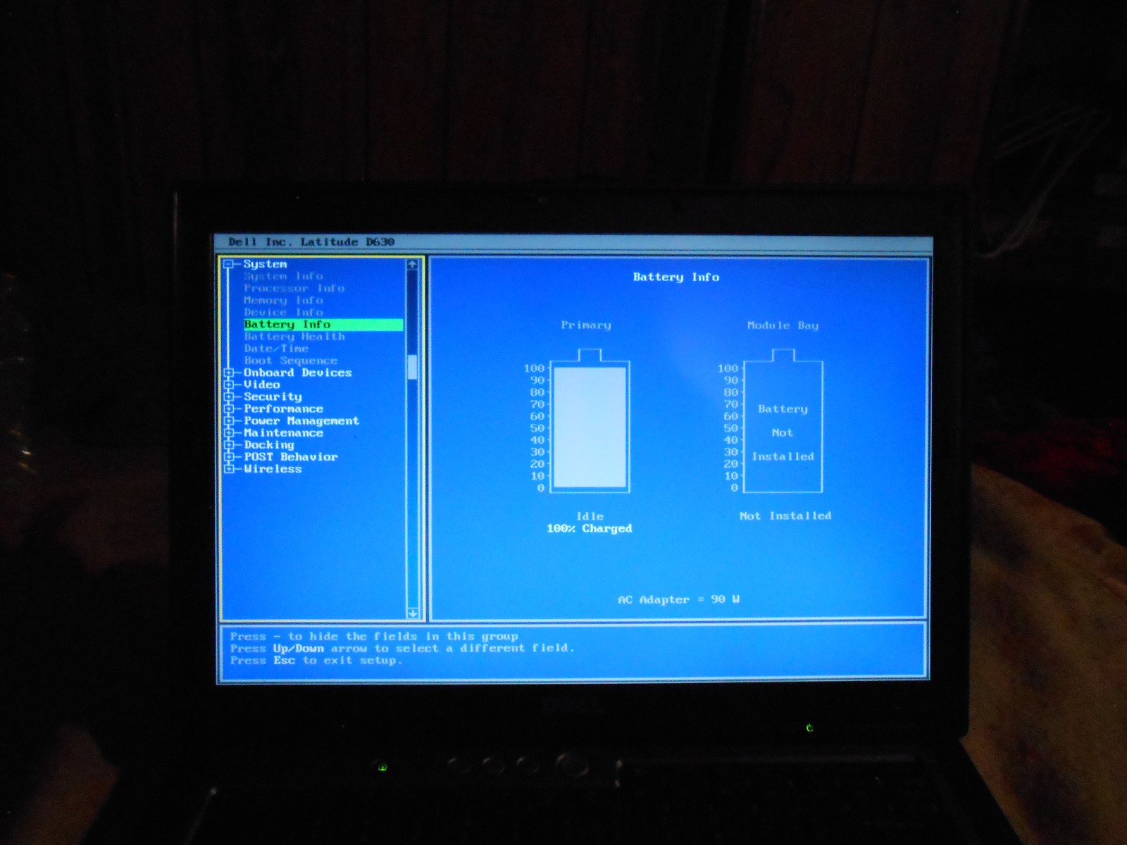 Dell Latitude D630 Windows XP Professional SP3 laptop