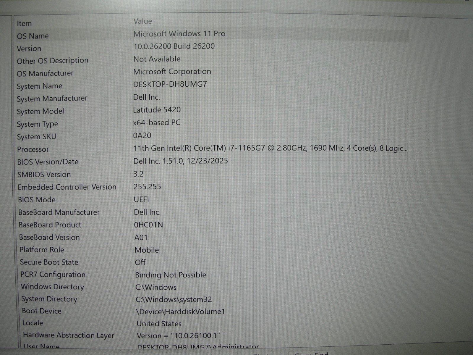 Dell Latitude 5420 14″ FHD Intel i7-1165G7 2.8GHz 8GB 512GB SSD W11Pro+Charger