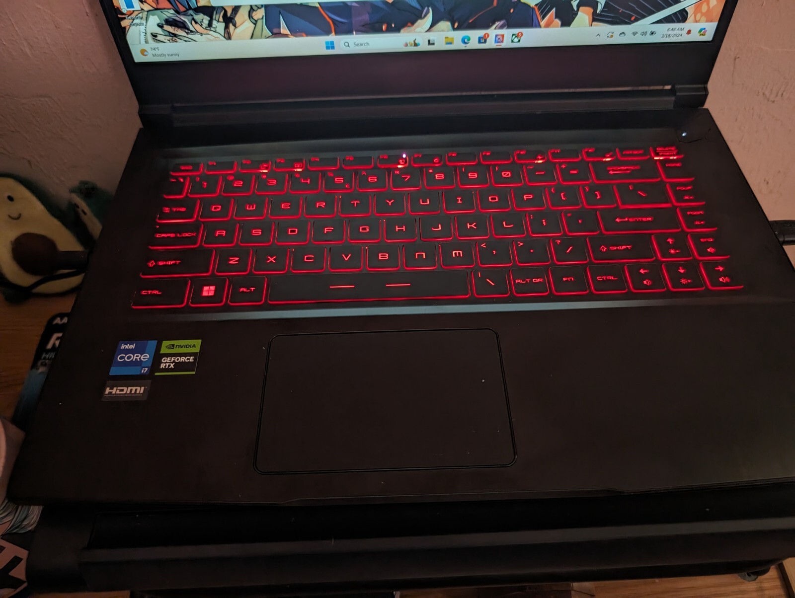 MSI Katana 15 B12VGK-439US 15.6” (1TB SSD Intel Core i7-12650H 4.7GHz 32GB RAM)