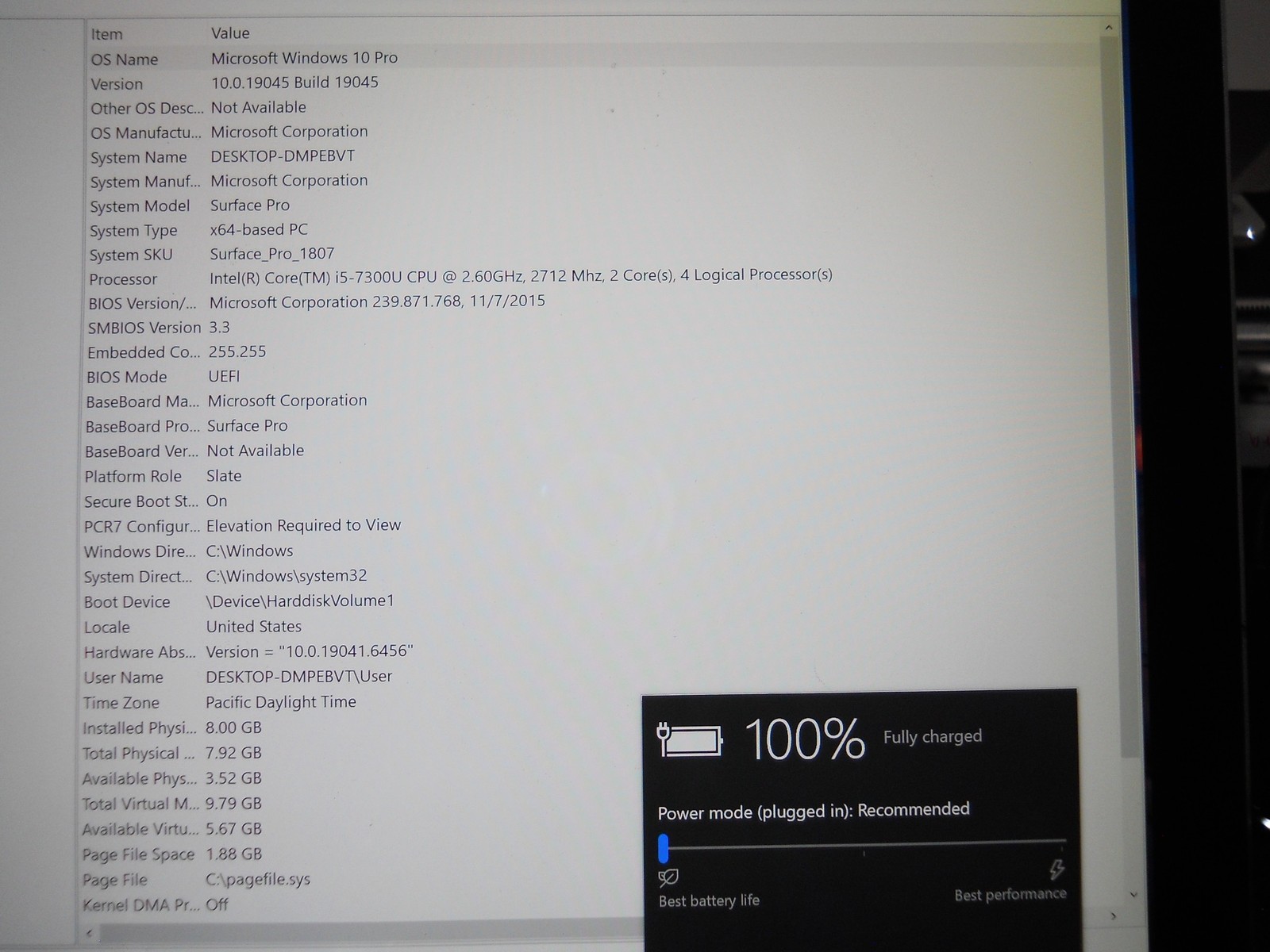 Microsoft Surface Pro 5 1807 LTE Core i5 7300U 8GB 256GB Windows 10 Complete