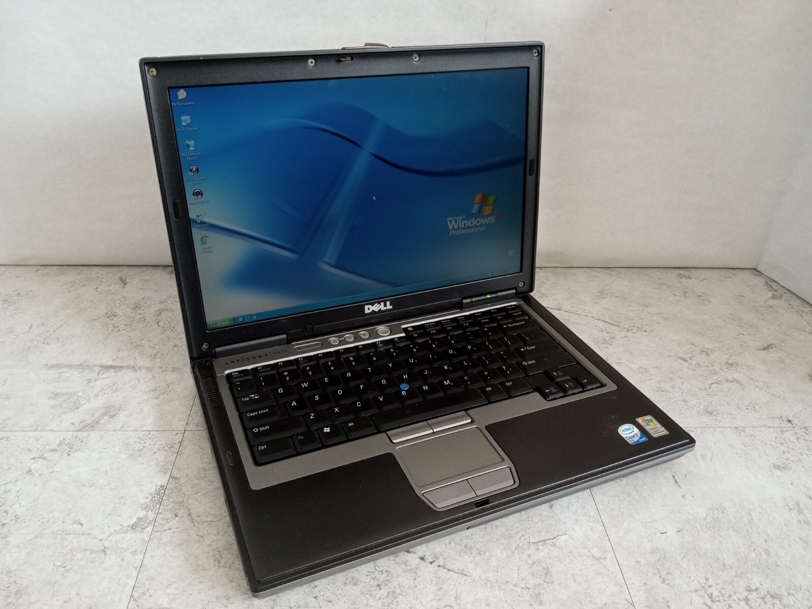 Dell D620 14″ Laptop Intel Core 2 Duo 2GB RAM 500GB Windows XP RS232 *READ* -RR