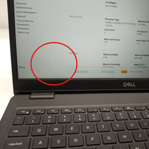 Dell Latitude 3510 15.6″FHD i5-10210U@1.6GHZ 8GB RAM 256GB NVMe Win11Pro MC567*!