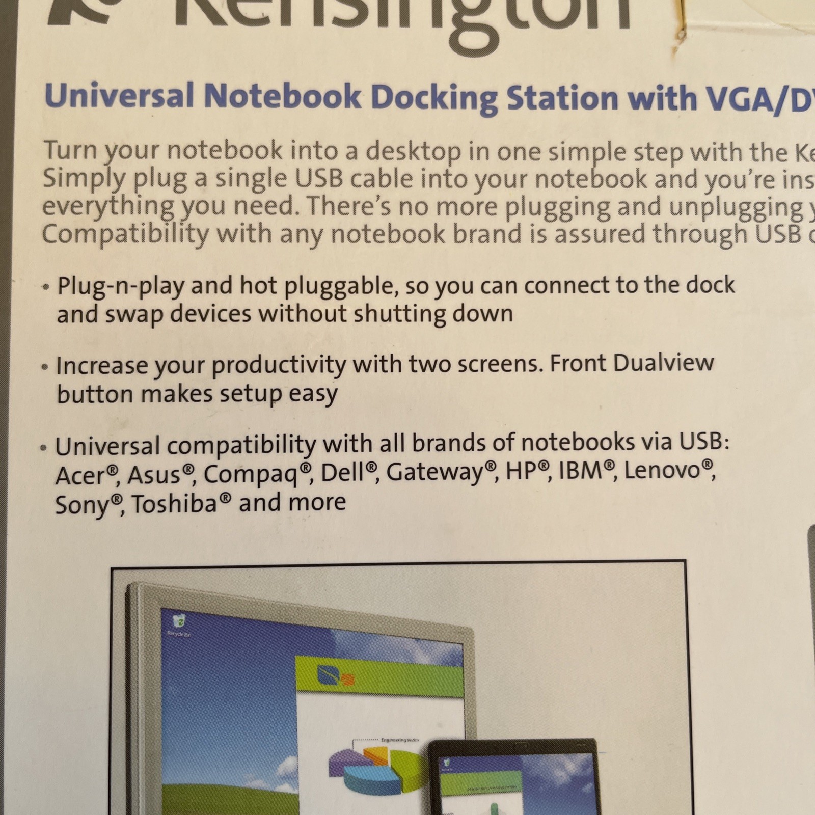 Kensington K33930US Universal Docking Station with Video sd300v