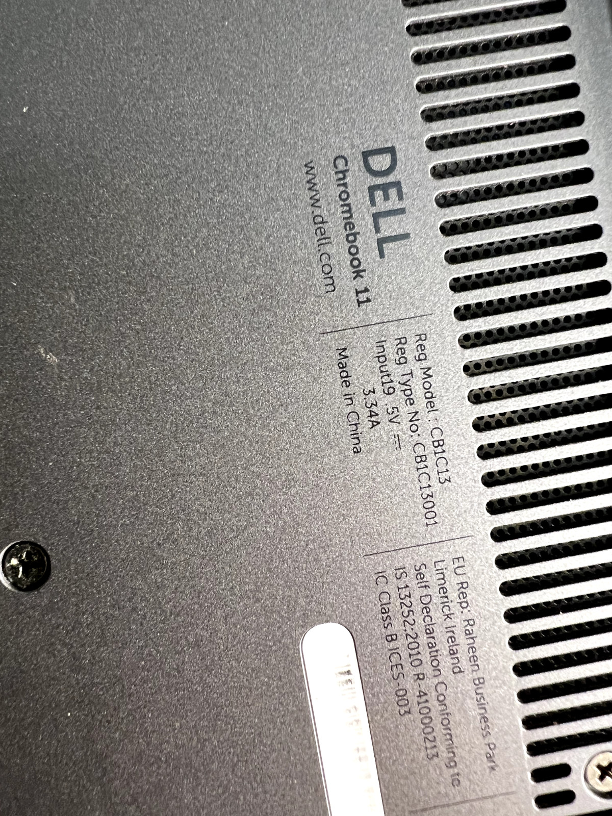 LOT OF 5 Dell CB1C13 11.6″ 4GB RAM 16GB Chromebook 11 Laptop Celeron AS IS READ!