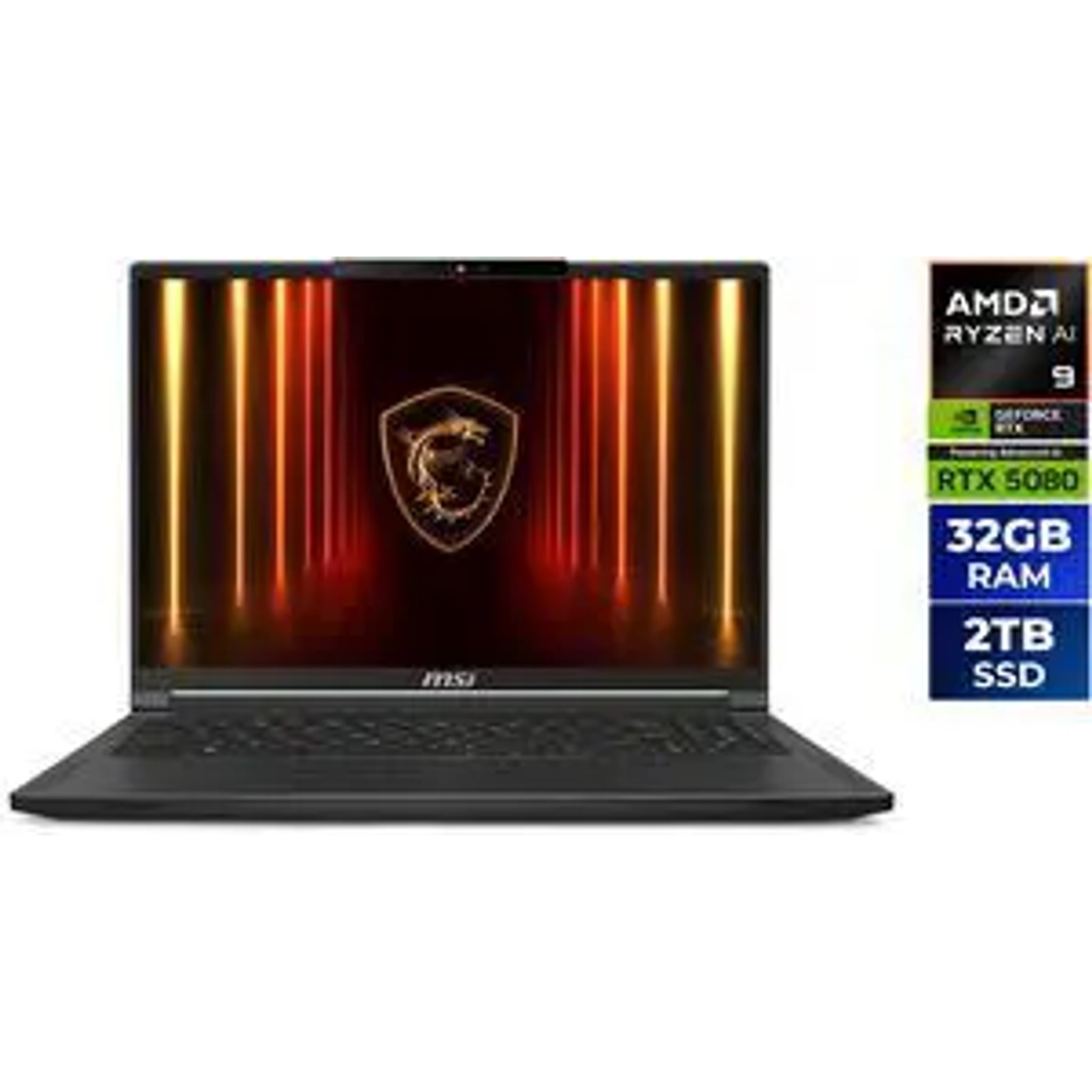 MSI Stealth A16 AI+ A3XWIG-076US 16″ Copilot+ RTX 5080 Notebook – QHD+ – 240 Hz