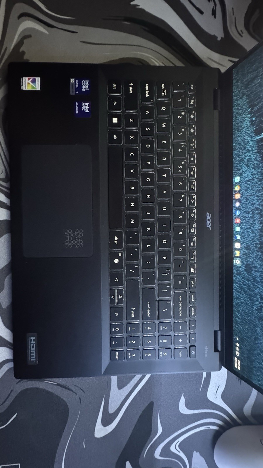 Acer Swift 16 Laptop Intel Core Ultra 7 Arc Graphics 16in SSD Win11 Black