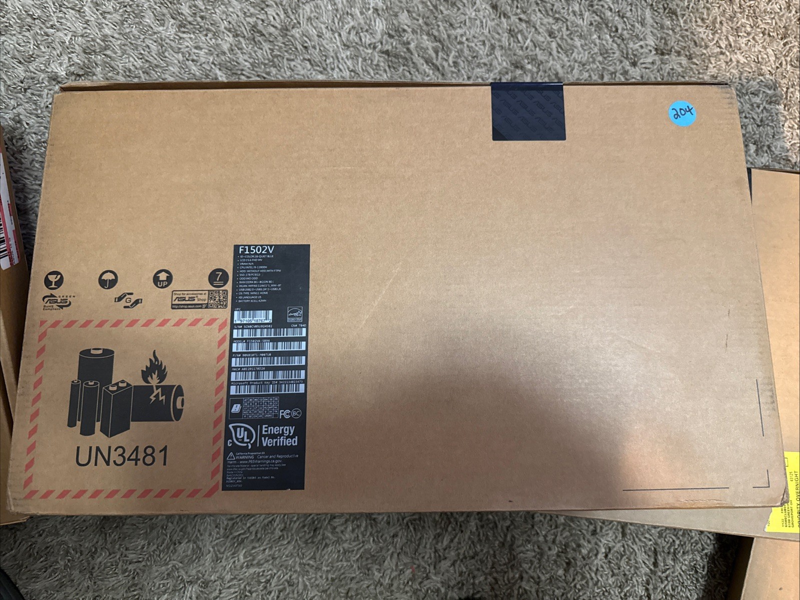 ASUS Vivobook 16 Laptop Intel i9-13900H, 16GB, 1TB, Win 11 Home/Quiet Blue NEW
