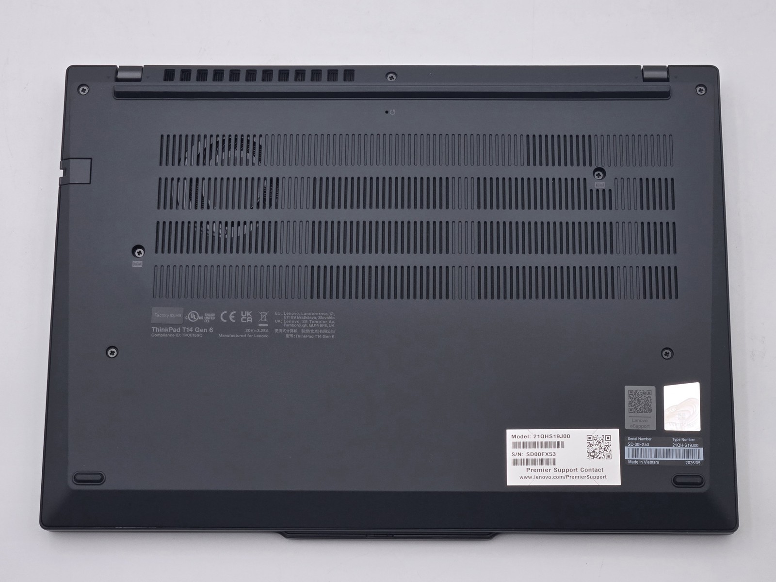 Lenovo ThinkPad T14 Gen 6 14″ WUXGA Ultra 7 268V 32GB 512GB SSD Win11 Pro Wty