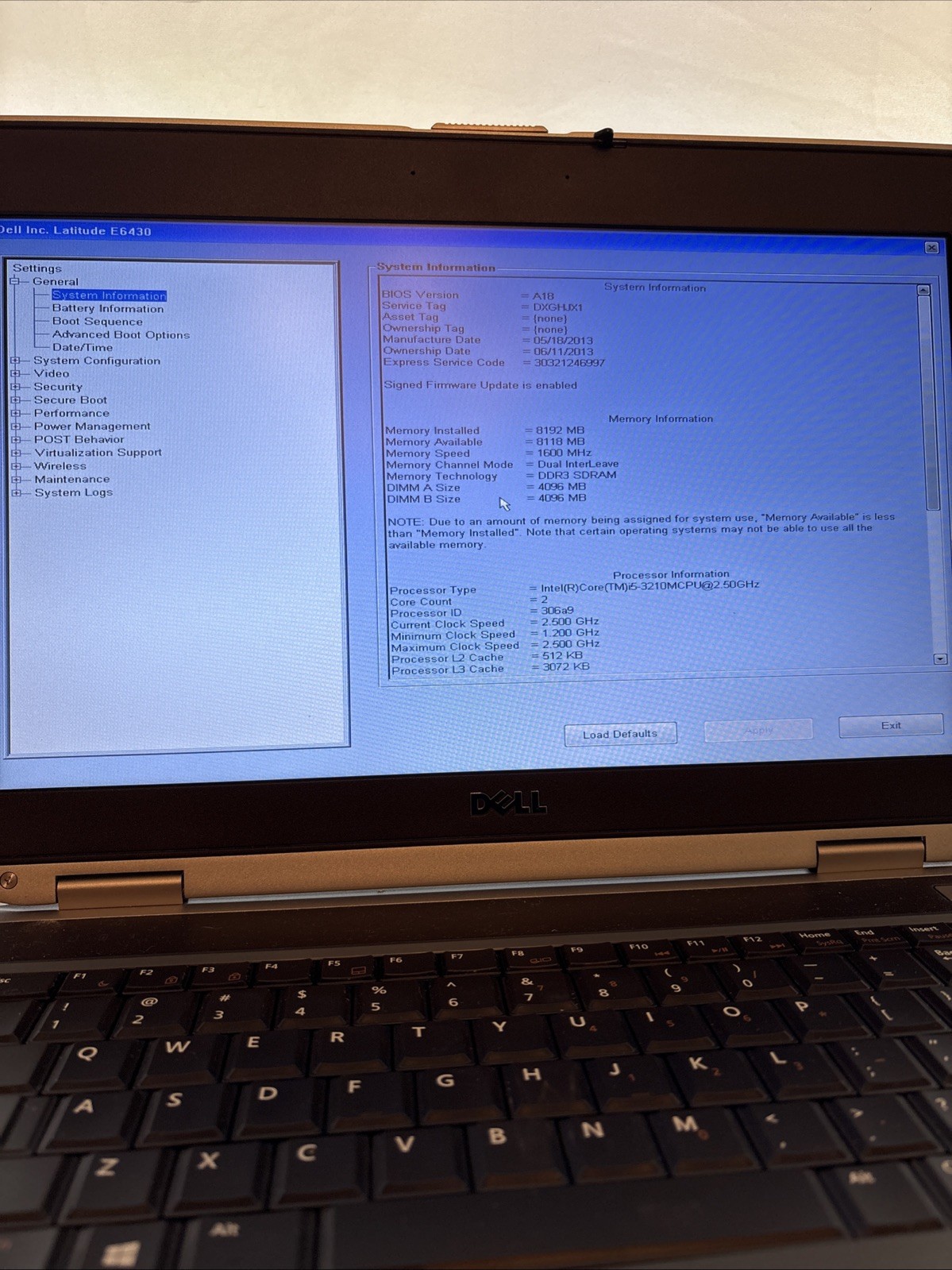 Dell Latitude E6430 Laptop | Intel Core i5-3210M | 8GB DDR3 | No HDD | Win 7 Pro