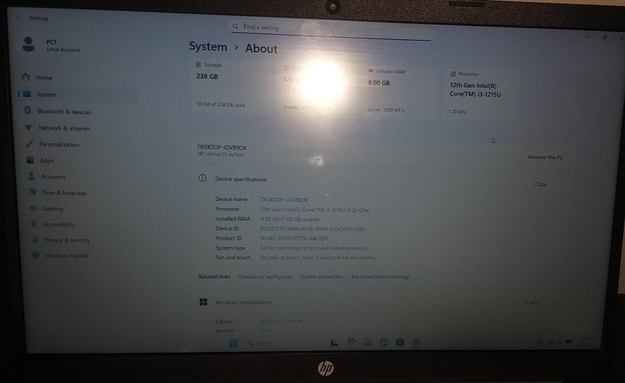 HP Laptop 15-dy5xxx (READ DISCRIPTION)