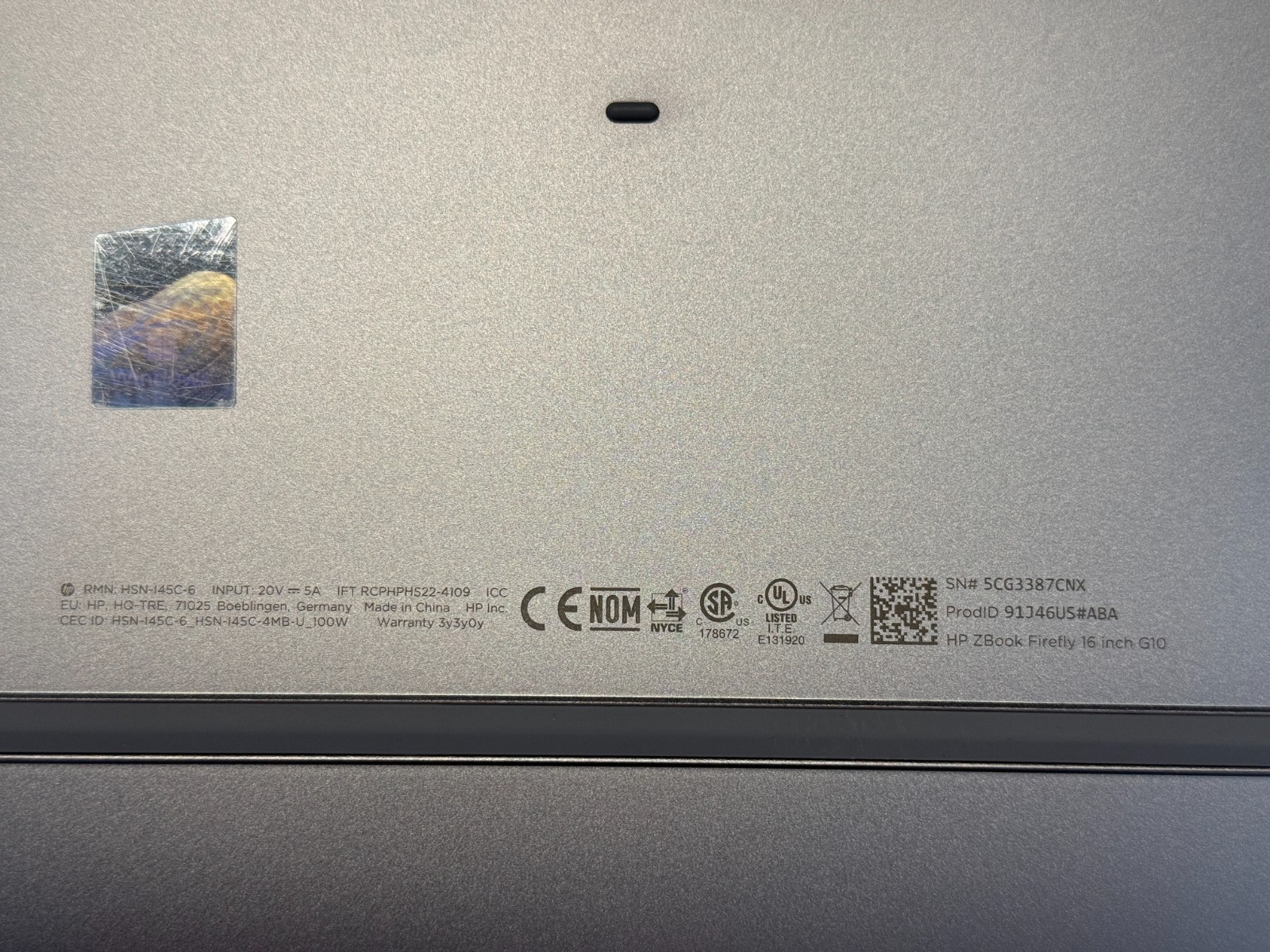 ZBOOK FIREFLY 16 inch G10 Intel Core i7-1370P 1.40 GHz 16GB RAM 1TB M.2 Laptop