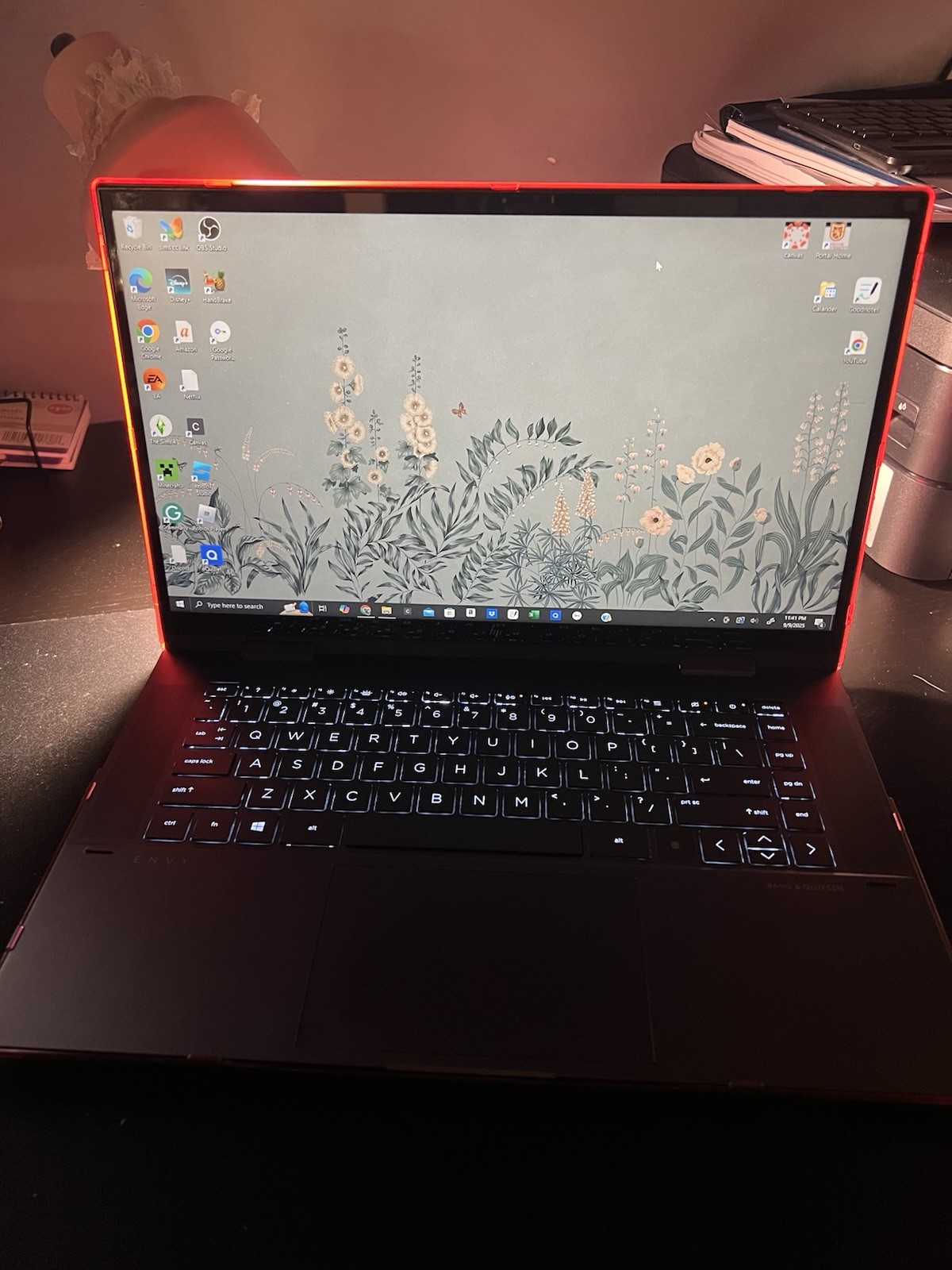 HP ENVY x360 15.6” 2-in-1 Touchscreen (Ryzen, Touch ID) w/ Chic Pink Accessories