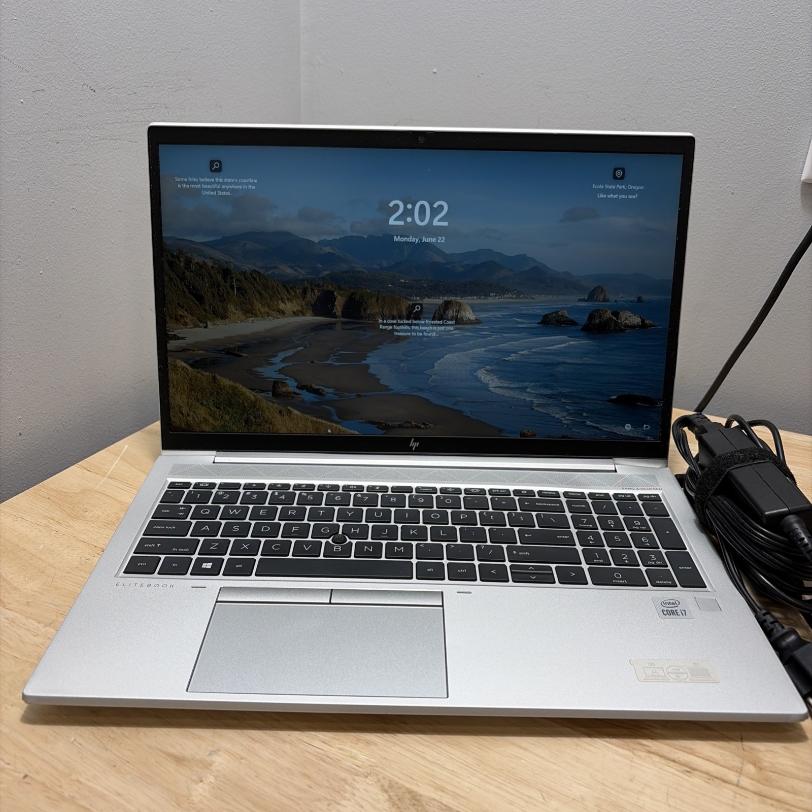 HP EliteBook 850 G7 CORE I7-10610U 1.8GHZ 32GB 256GB SSD WCAM WIFI W11 & CORD